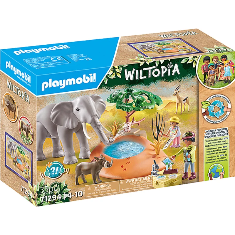 Image : Playmobil Wiltopia 71294 Explorateurs avec animaux de la savane 71294