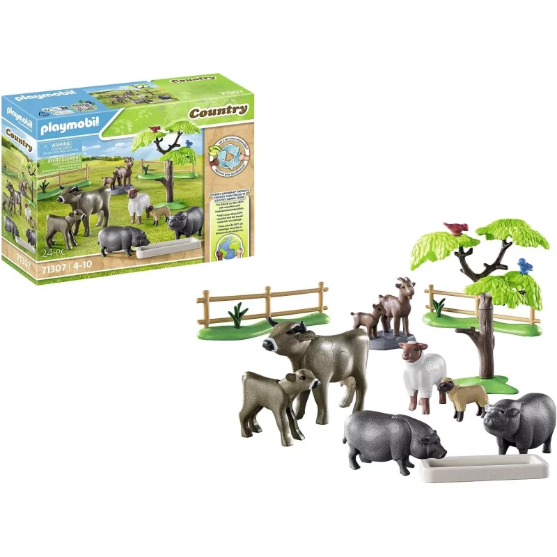 Image : Playmobil Country 71307 Animaux de la ferme