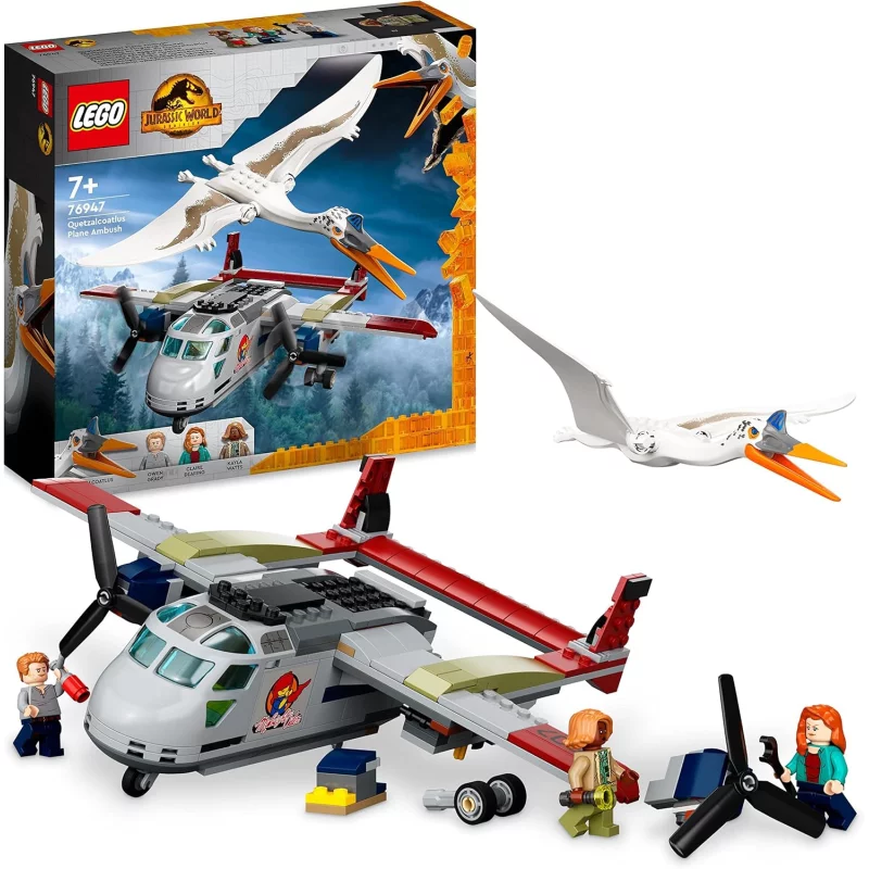 Image : LEGO Jurassic World 76947 L’embuscade en avion du Quetzalcoatlus