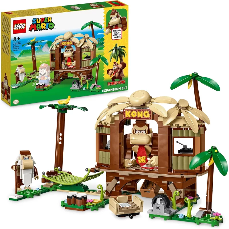 Image : LEGO Super Mario 71424 l’Ensemble d'Extension La Cabane de Donkey Kong
