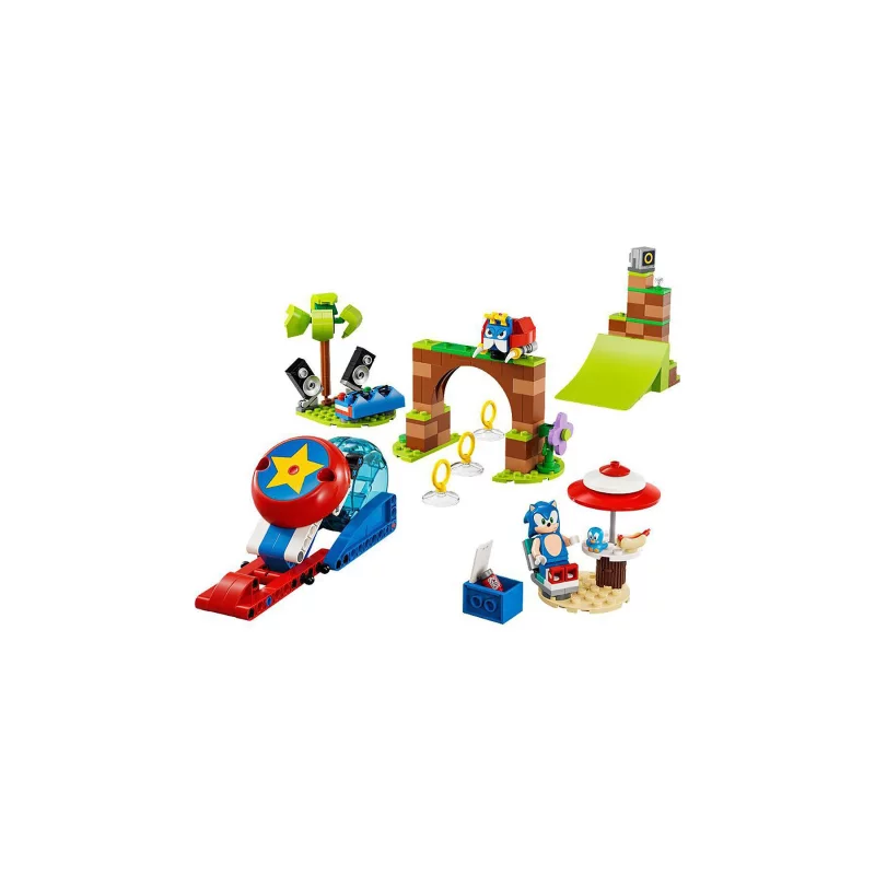 Image : LEGO 76990 Sonic The Hedgehog Sonic et Le Defi de la Sphere de Vitesse