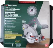 PARKSIDE Scie circulaire manuelle sans fil PHKSA 20 Li 20 V