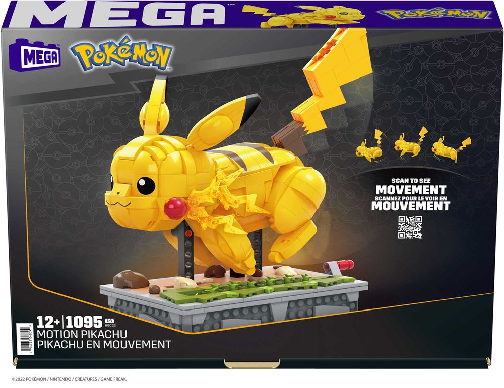 Image : Mega Construx Pikachu En Mouvement