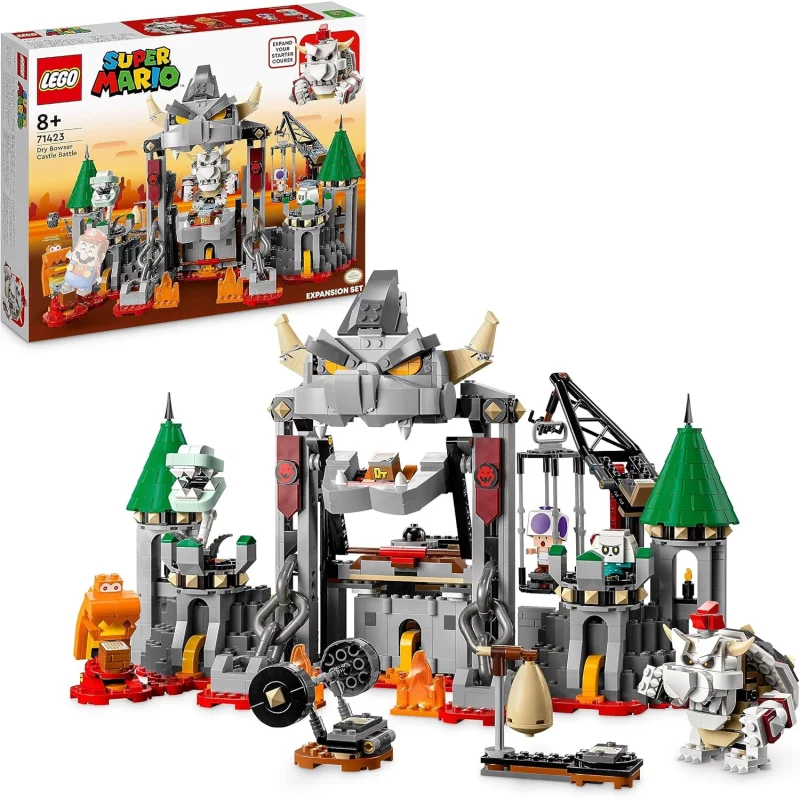 Image : LEGO 71423 Super Mario Ensemble d’Extension Bataille au Chateau de Bowser Skelet