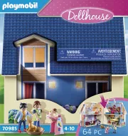 PLAYMOBIL - 70985 - Maison Transportable Bleue