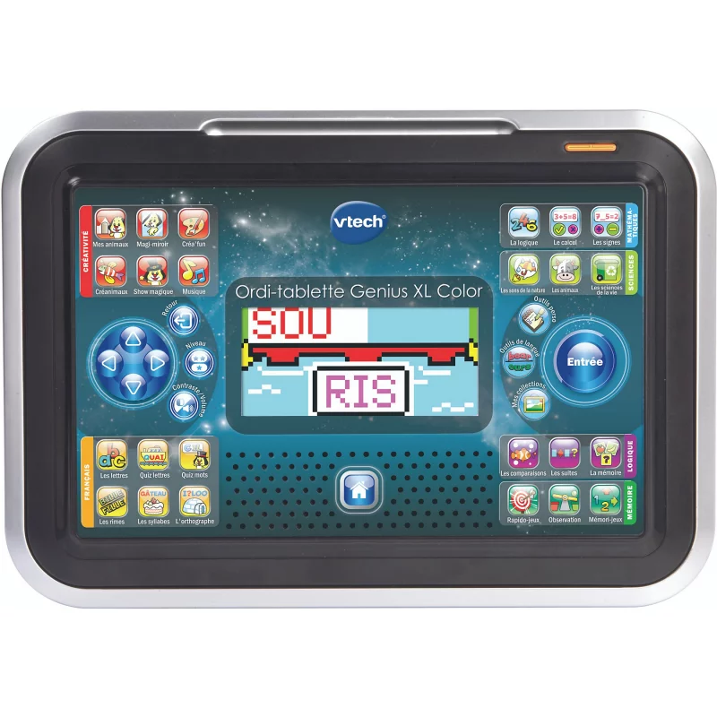 Image : VTECH - Genius XL Color - Ordi-Tablette Enfant - Noir