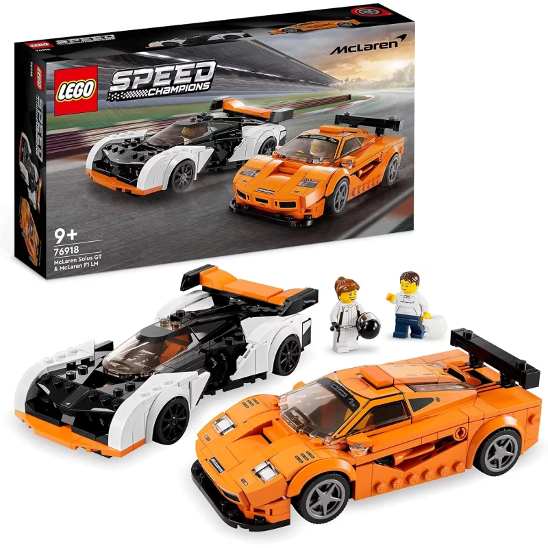 Image : LEGO Speed Champions 76918 McLaren Solus GT et McLaren F1 LM