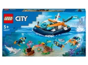 LEGO City 60377 Le Bateau d’Exploration Sous-Marine