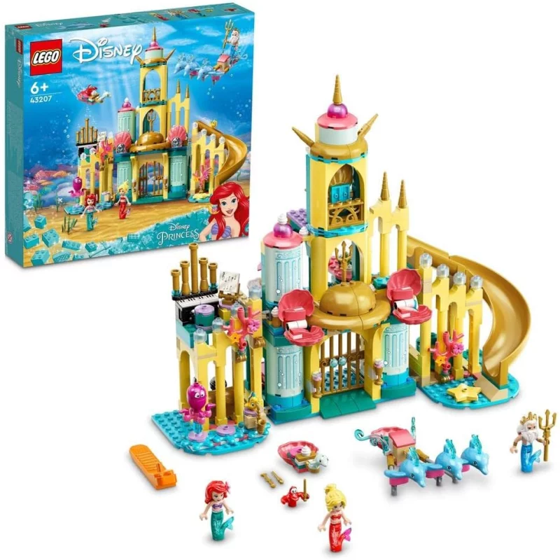Image : LEGO 43207 Disney Le Palais Sous-Marin D’Ariel