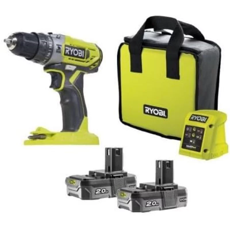 Image : RYOBI R18PD2-220S Perceuse-visseuse sans fil