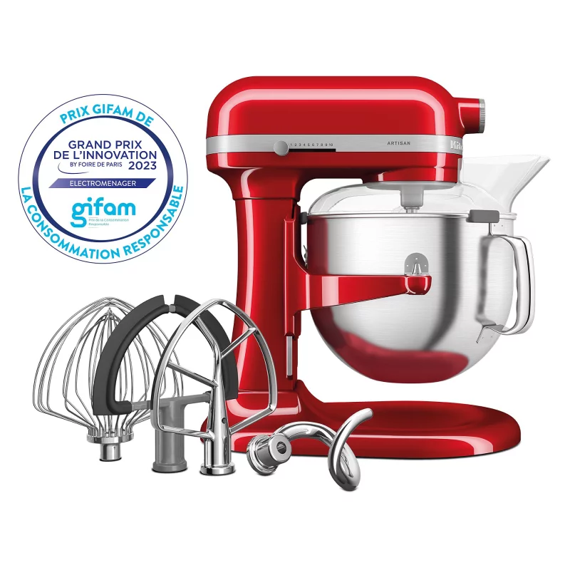 Image : KITCHENAID 5KSM70SHXECA pomme d'amour Robot patissier