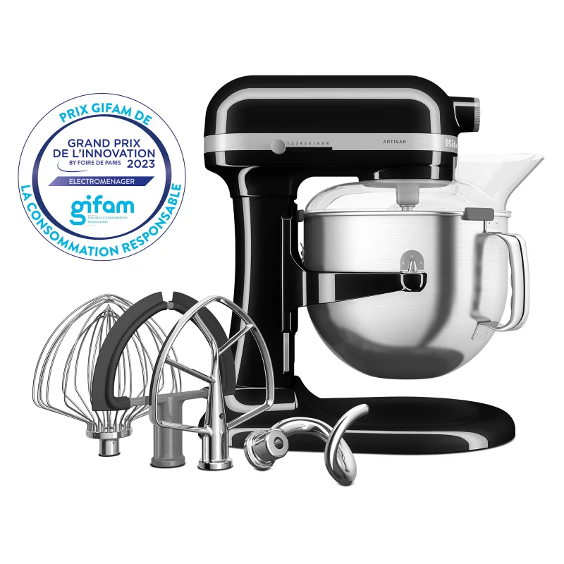 Image : KITCHENAID 5KSM70SHXEOB noir onyx Robot patissier