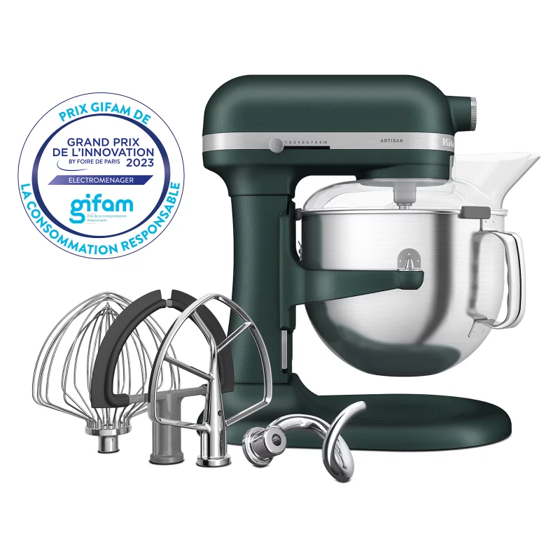 Image : KITCHENAID 5KSM70SHXEPP vert sapin Robot patissier