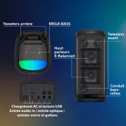 Image : Enceinte sono SONY SRS-XV800 Noir
