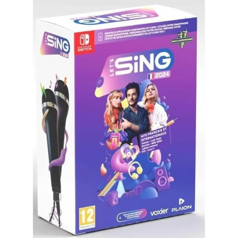 Image : Let's Sing 2024 - 2 Micros Nintendo SWITCH