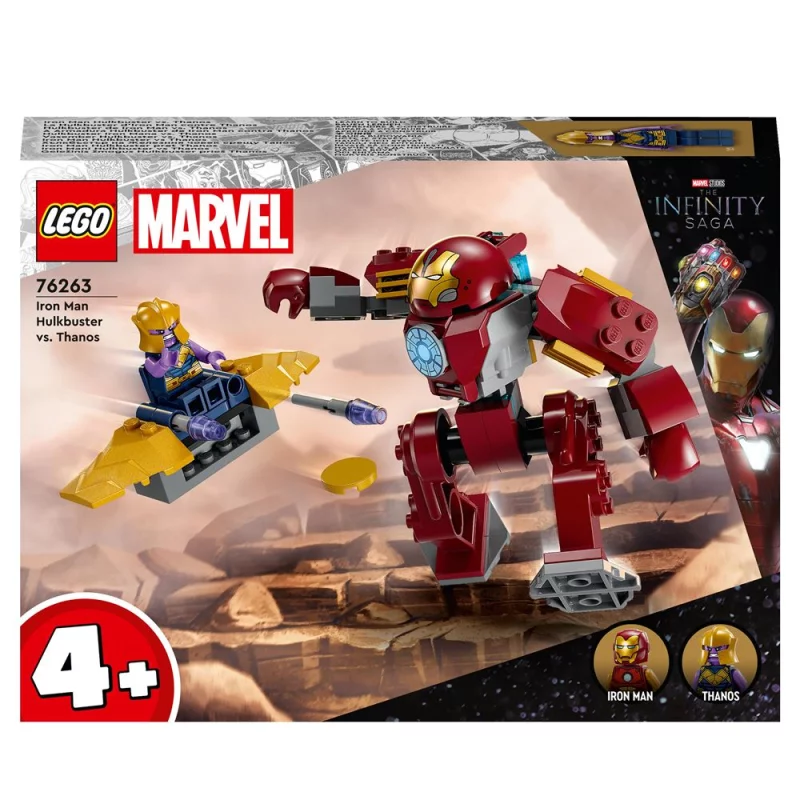 Image : LEGO 76263 Marvel Super Heroes - La Hulkbuster d’Iron Man contre Thanos