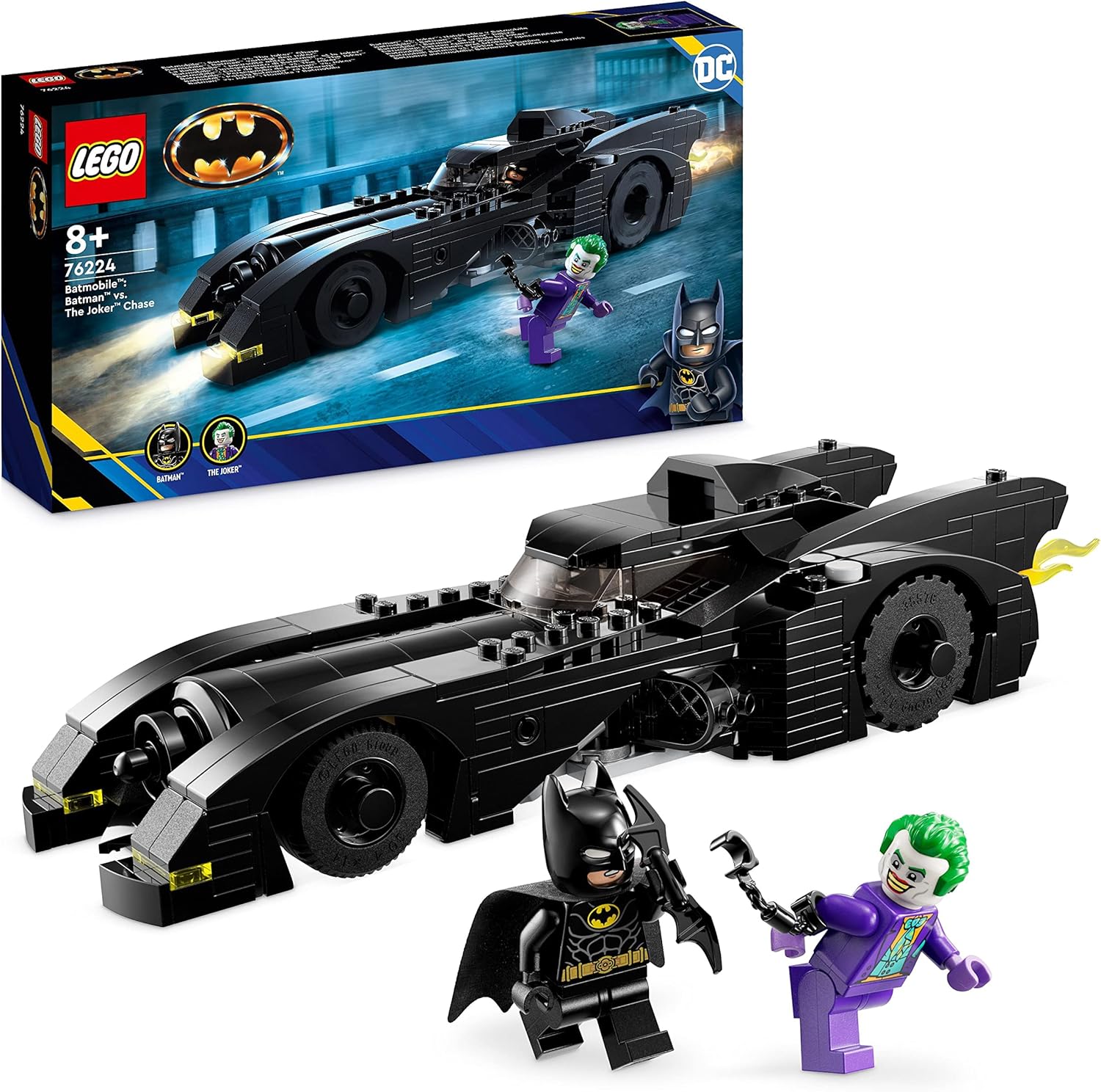 Image : LEGO DC 76224 La Batmobile : Poursuite Entre Batman et Le Joker