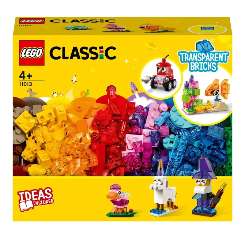 Image : LEGO 11013 Classic Briques Transparentes Creatives