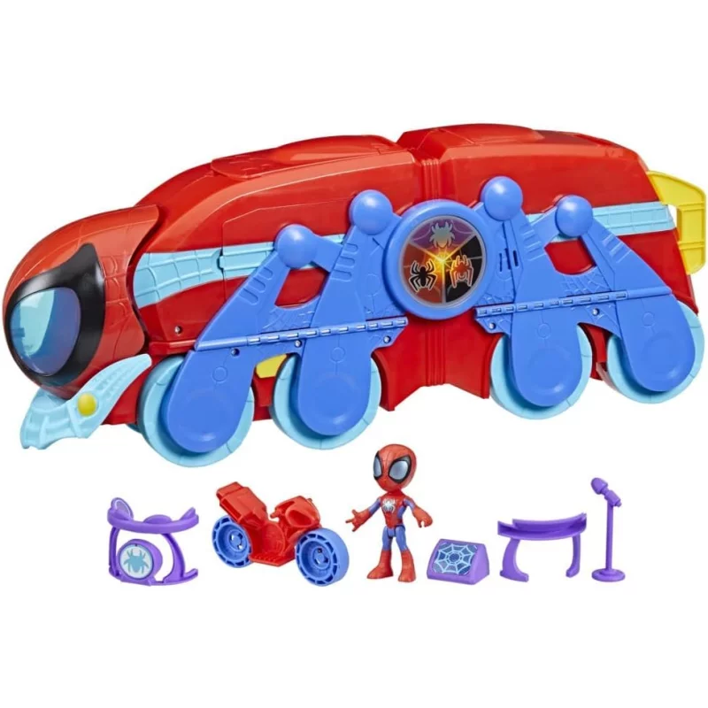 Image : Spidey et ses Amis Extraordinaires quartier general Arachno-mobile HASBRO