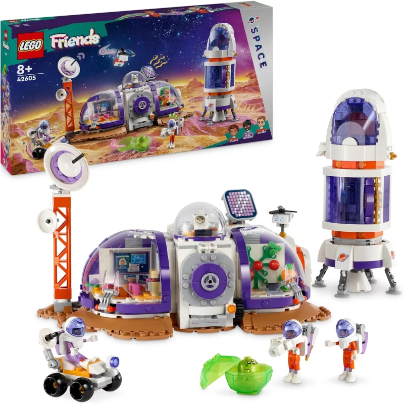 Image : LEGO Friends 42605 La station spatiale martienne et la fusee