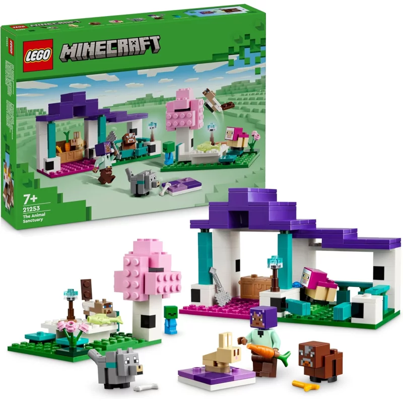 Image : LEGO 21253 Le sanctuaire animalier Minecraft