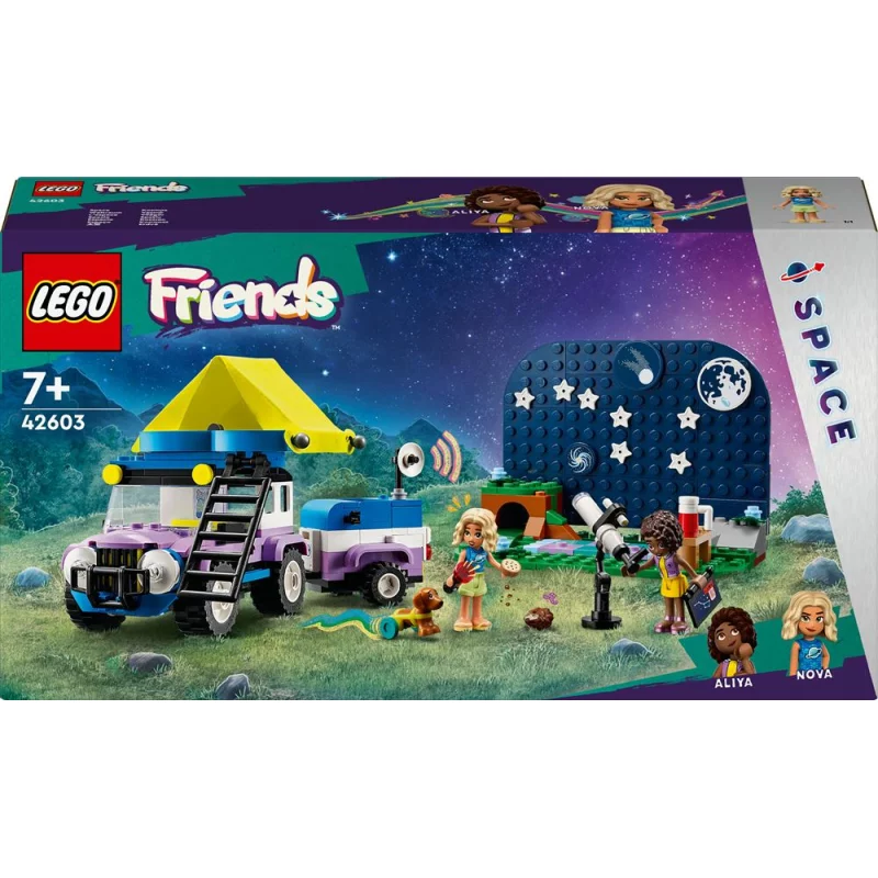 Image : LEGO 42603 Friends Le camping-car d'observation des etoiles