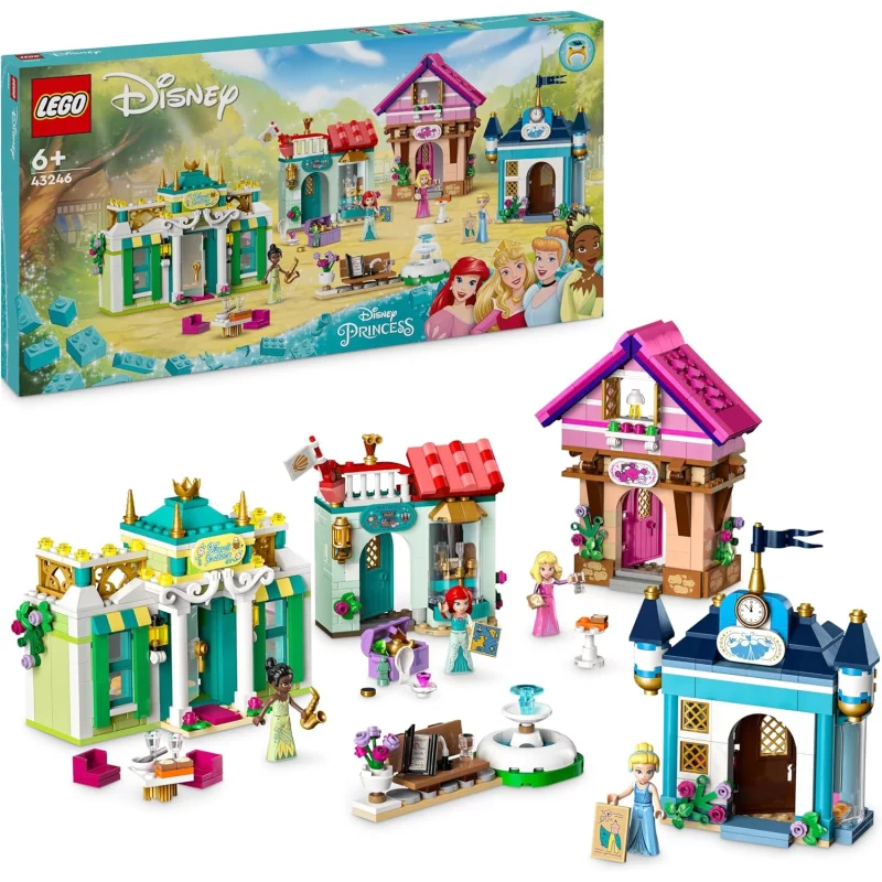 Image : LEGO 43246 Les aventures des princesses Disney au marche