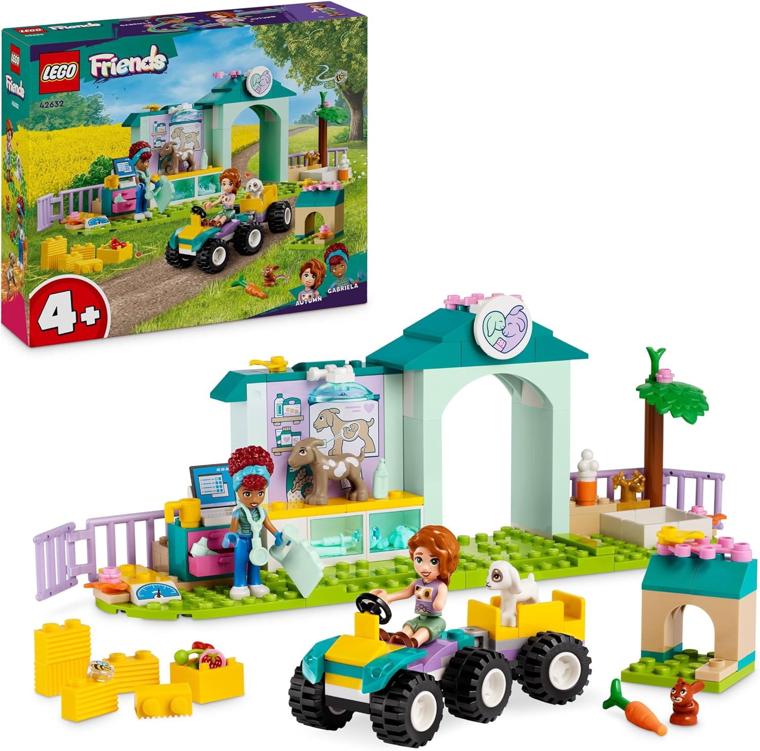 LEGO 42632 Friends La clinique veterinaire des animaux de la ferme ...