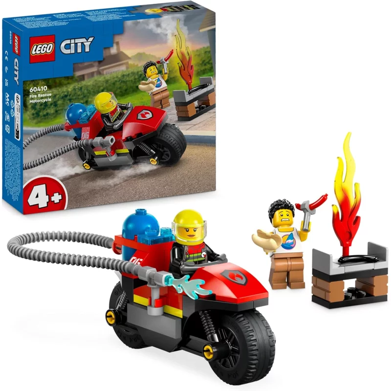 Image : LEGO 60410 City La moto d'intervention rapide des pompiers