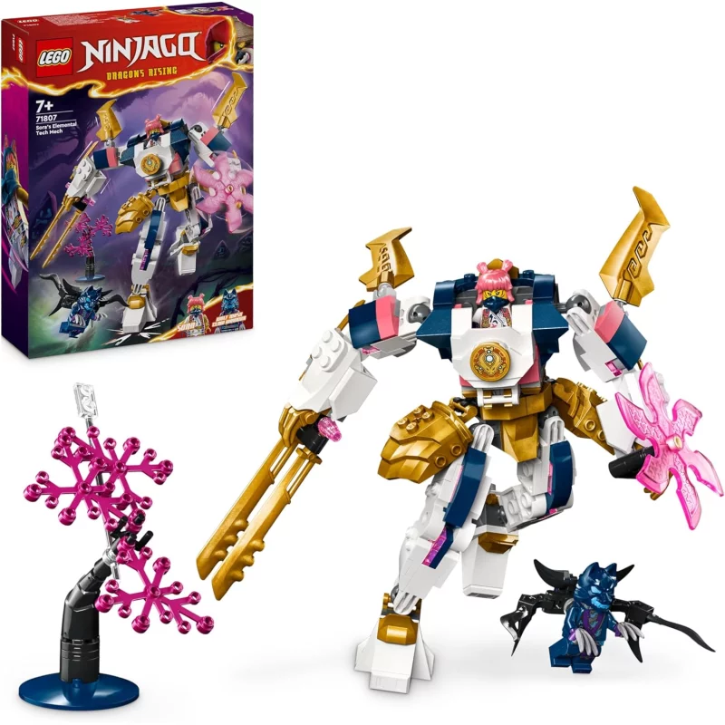 Image : LEGO 71807 NINJAGO Le robot elementaire de la technologie de Sora