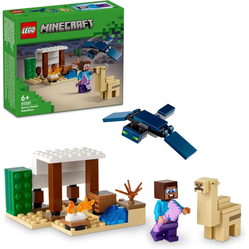 Image : LEGO 21251 Minecraft L'expedition de Steve dans le desert
