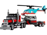 LEGO 31146 Creator 3-en-1 Le camion remorque avec helicoptere
