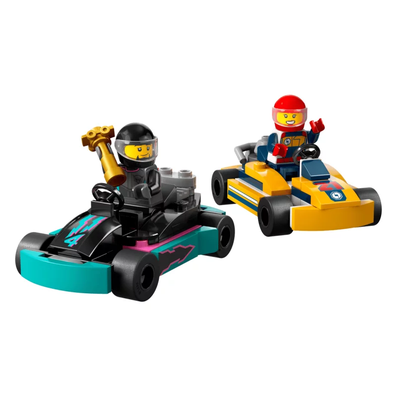 Image : LEGO 60400 City Les karts et les pilotes de course