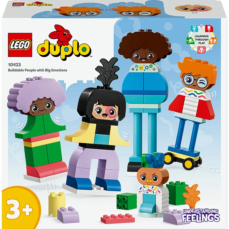 Image : LEGO 10423 DUPLO Personnages a construire aux differentes emotions