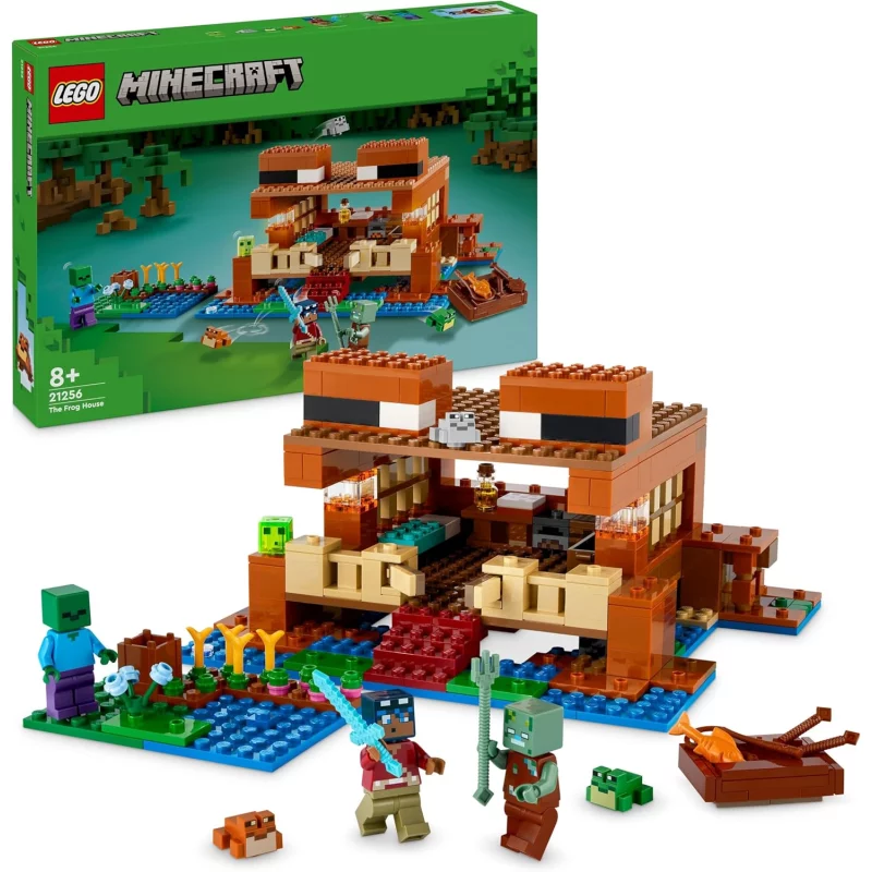 Image : LEGO 21256 Minecraft La maison de la grenouille