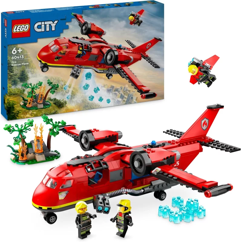 Image : LEGO 60413 City L'avion de sauvetage des pompiers