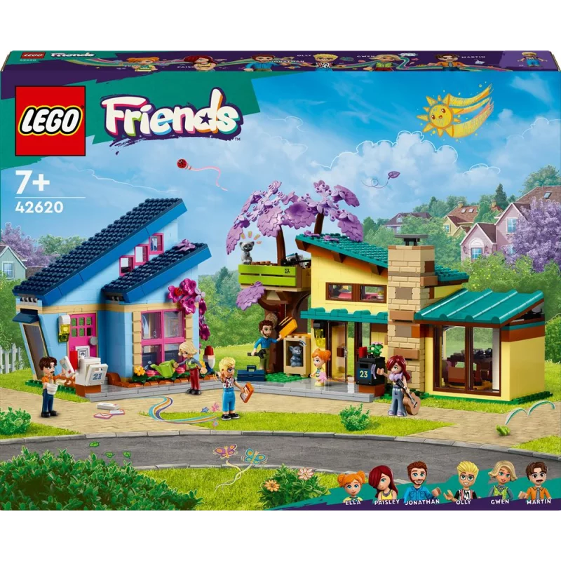 Image : LEGO 42620 Friends Les maisons familiales d'Olly et de Paisley