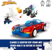 Image : LEGO 76279 Marvel La voiture de course de Spider-Man contre le Bouffon Vert venomise