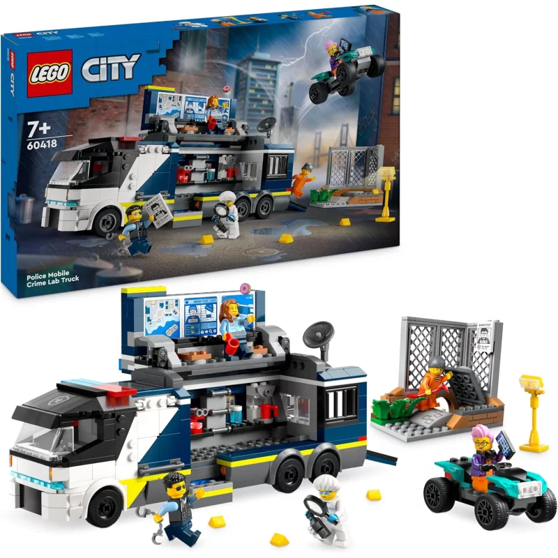 Image : LEGO 60418 City Le laboratoire de police scientifique mobile