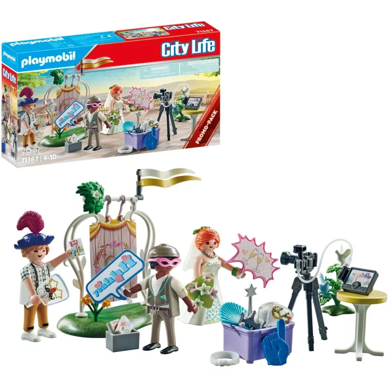 Image : Playmobil 71367 Couple de maries et appareil photo City Life