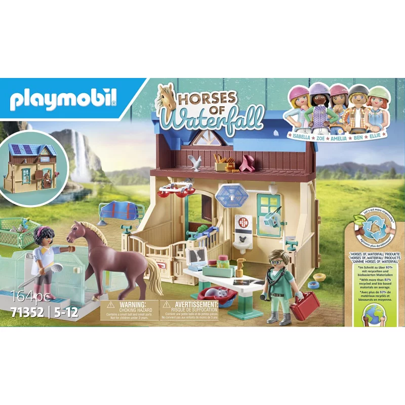 Image : Playmobil 71352 Veterinaire et centre de therapie Le club d'equitation