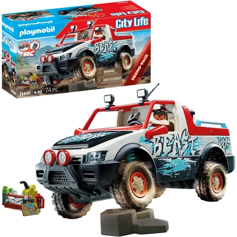 Image : Playmobil 71430 Voiture de rallye City Life