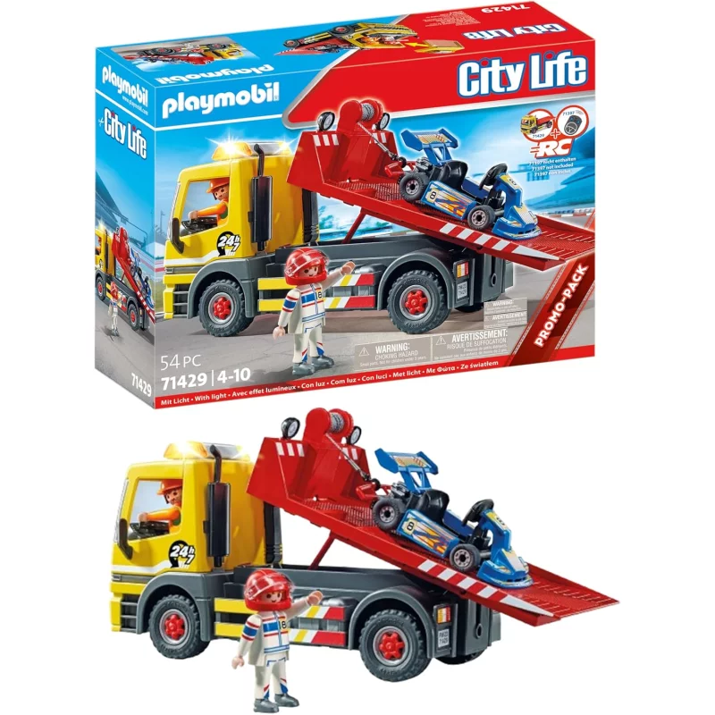 Image : Playmobil 71429 Depanneuse avec quad City Life