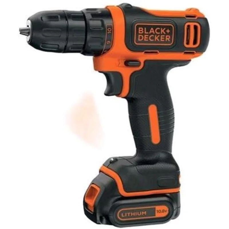 Image : Black+Decker BDCDD12K-QW Perceuse-visseuse sans fil