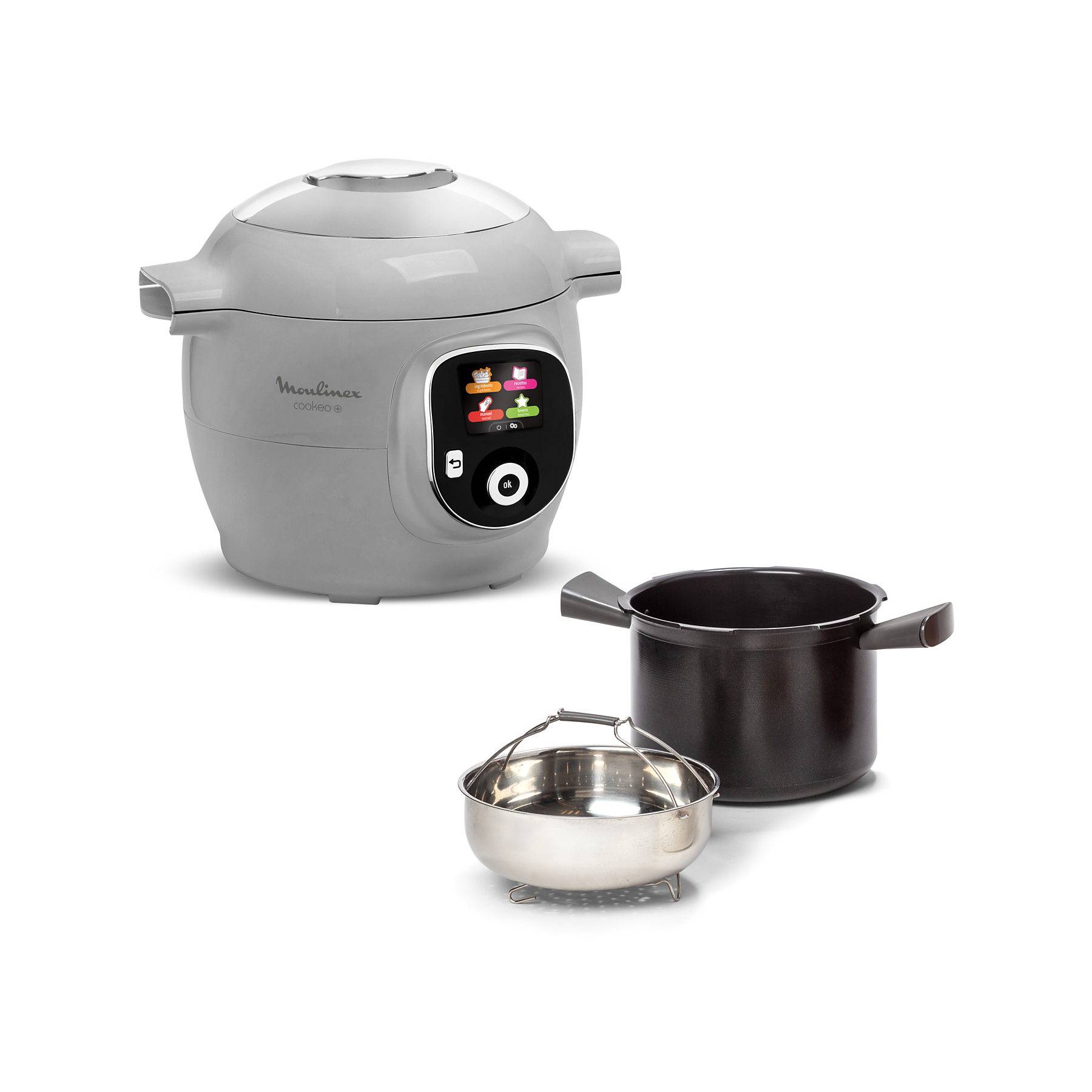 Image : Mijoteur Moulinex Cookeo Gris CE854B10