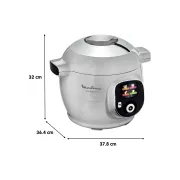 Image : Mijoteur Moulinex Cookeo Gris CE854B10
