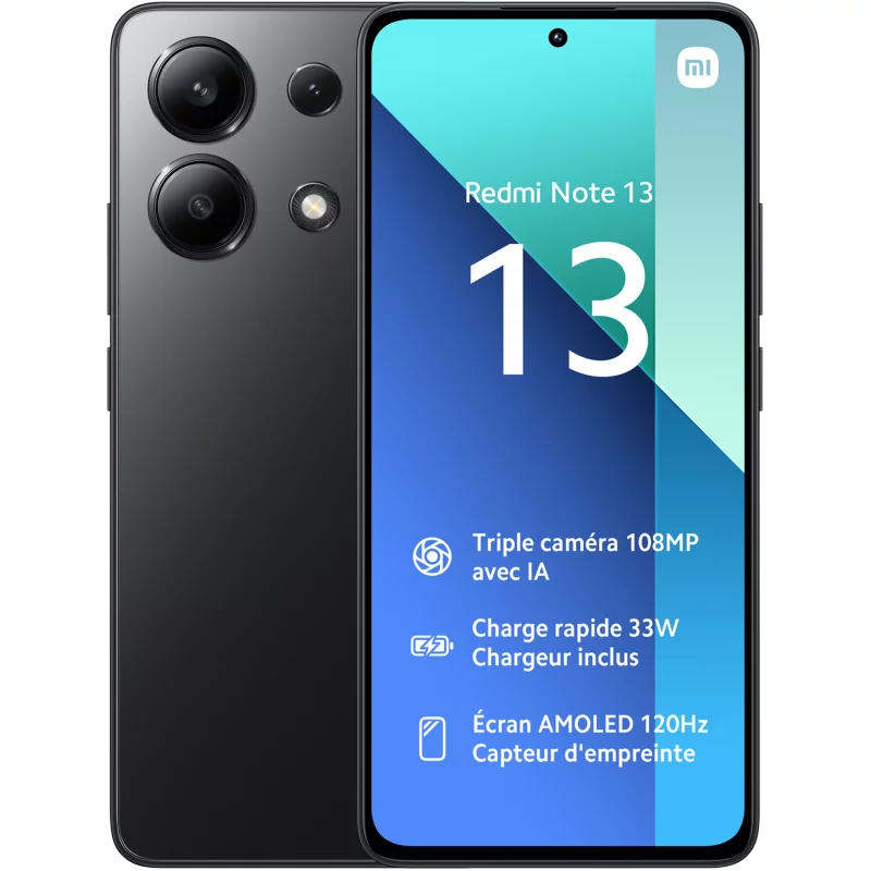 Image : Xiaomi Redmi Note 13 256Go Noir