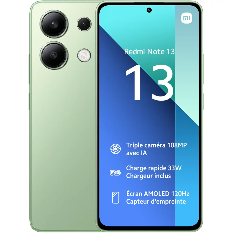 Image : Xiaomi Redmi Note 13 256Go Vert