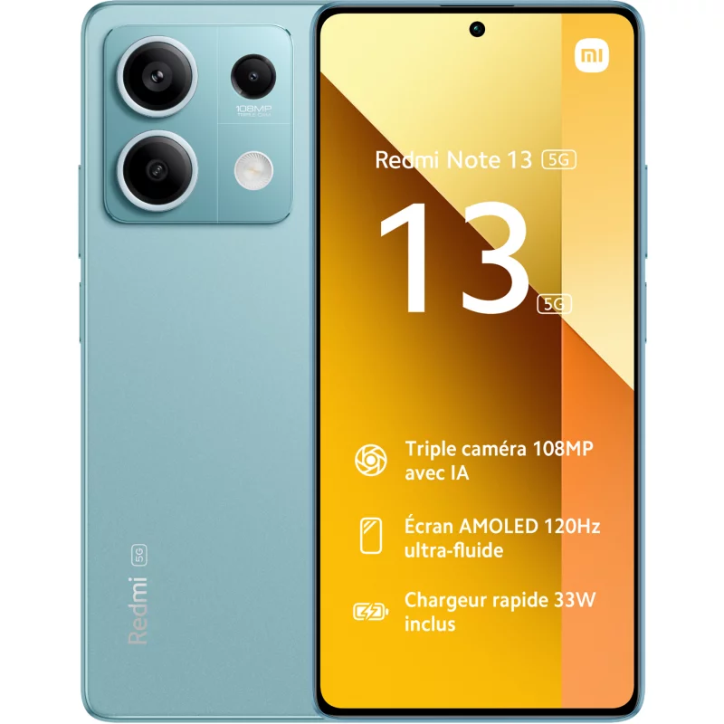 Image : Xiaomi Redmi Note 13 5G 256Go Bleu