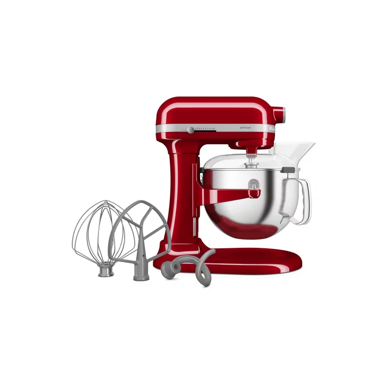 Image : Kitchenaid ARTISAN rouge empire 5KSM60SPXEER Robot patissier